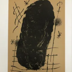 Joan Miro Lithograph DM17151 Derriere le Miroir