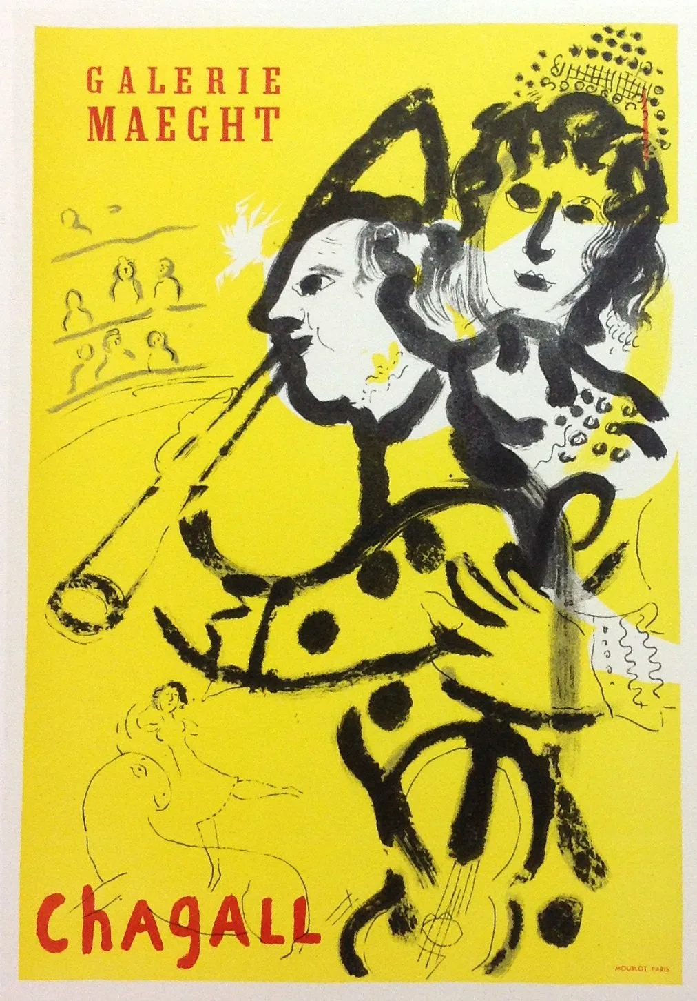 Chagall Lithograph 24, Galerie Maeght 1957