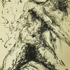 Salvador Dali Original Lithograph Nu gris 1967