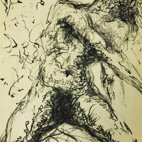 Salvador Dali Original Lithograph Nu gris 1967