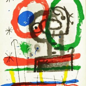 Joan Miro Original Lithograph "DM06151" printed 1970