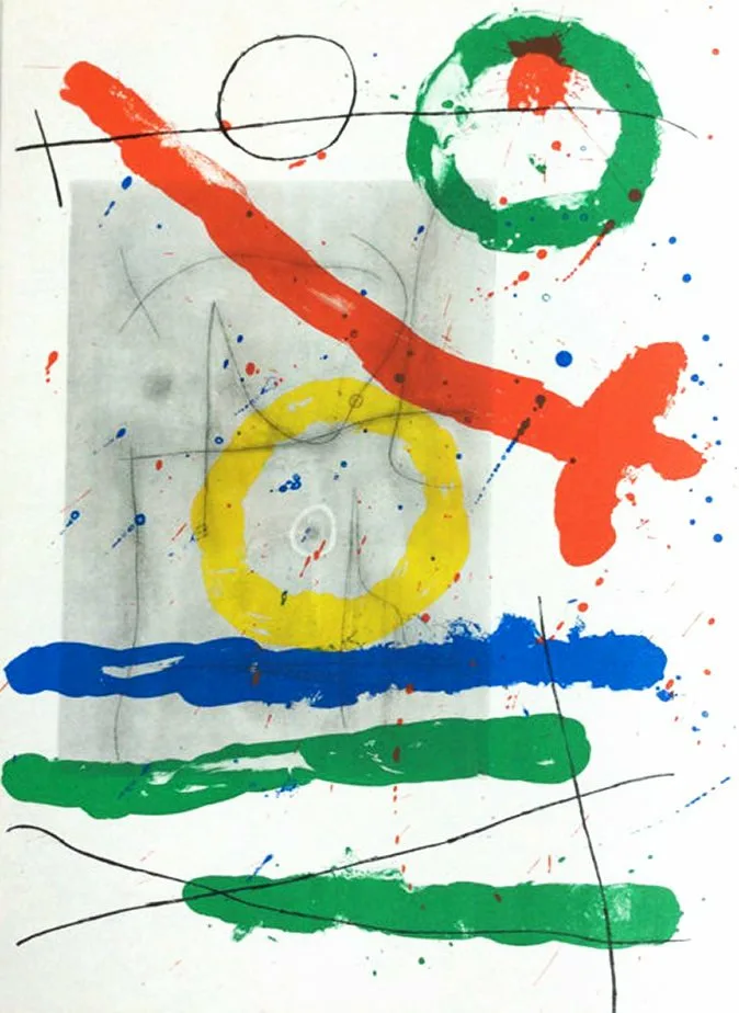 Joan Miro Original Lithograph DM08151, DLM 1965