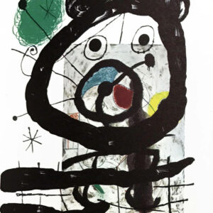 Joan Miro Original Lithograph "DM12151" printed 1970