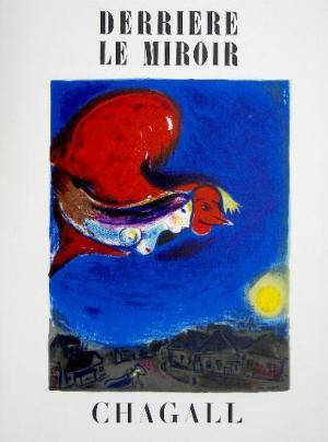 Book Derriere le Miroir 27, Chagall 2 lithos 1950