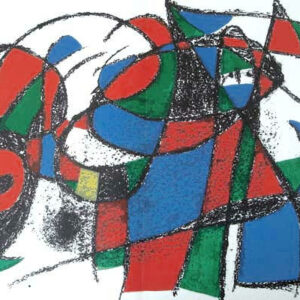 Joan Miro Original Lithograph V2-3d, Mourlot 1975
