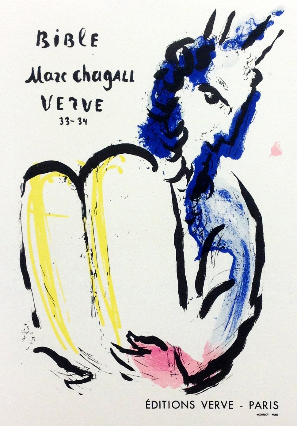 Chagall Lithograph 22, Bible, Art in posters