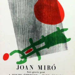 Miro 55 "A toute epreuve" printed 1959 Mourlot, Art in posters
