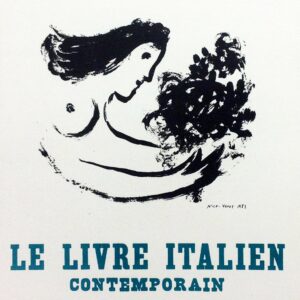 Chagall Lithograph 19, Le livre Italien, Art in posters