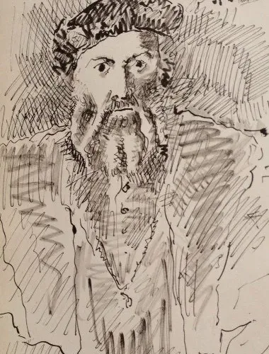Picasso Sketchbook Carnet de la Californie dated 13/12/1955
