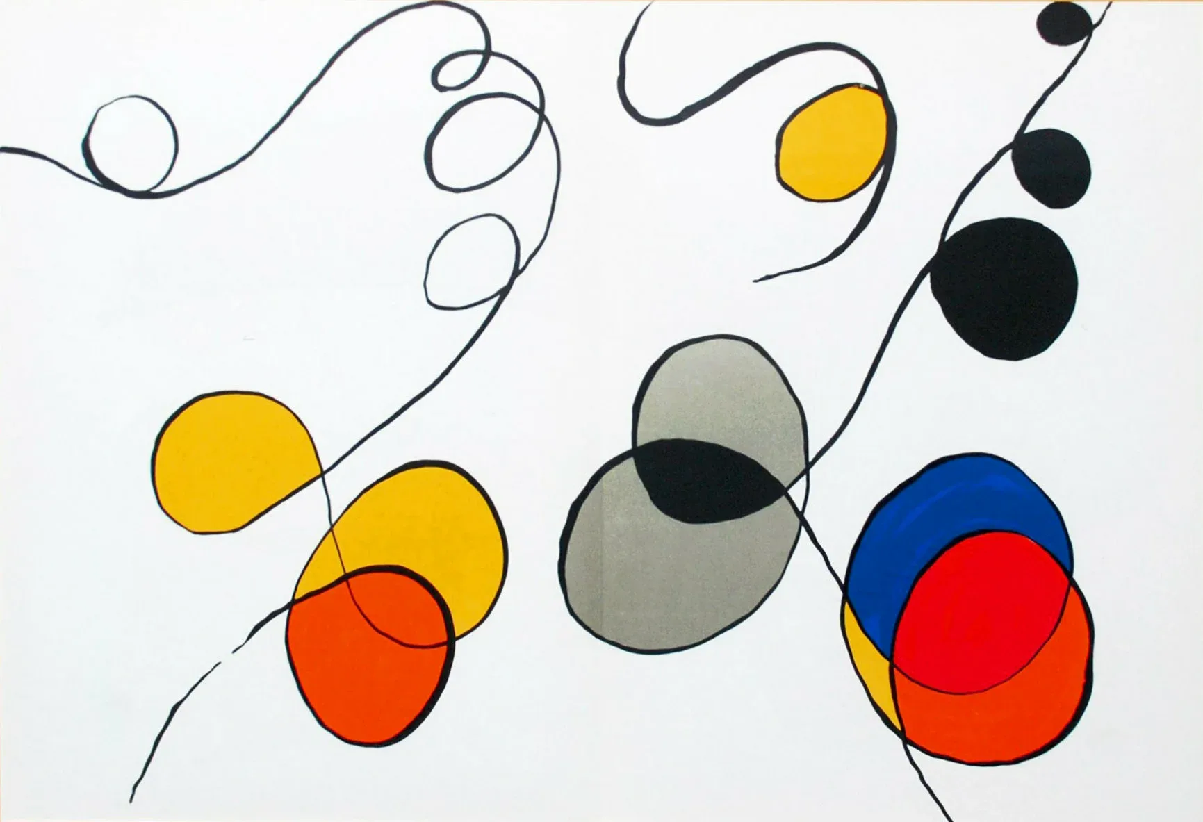 Calder, Original Lithograph, DM54173d, Derriere le Miroir 1963