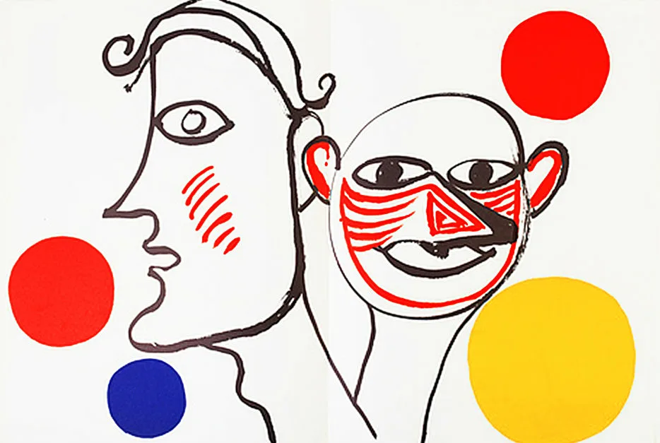 Calder, Original Lithograph, DM31221d, Derriere le Miroir 1976