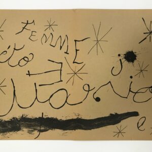 Joan Miro Original Lithograph "DM19151" printed 1970