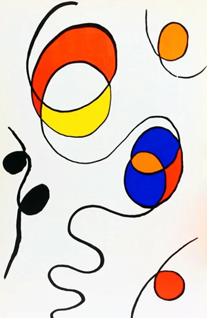 Calder, Original Lithograph, DM56173, Derriere le Miroir 1968