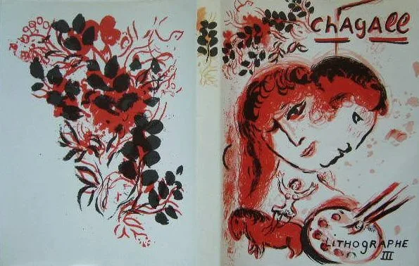 Book Chagall Lithographs vol 3, Contains 2 Lithographs 1969