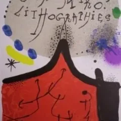 Joan Miro Original Lithographs Vol 1 Cover