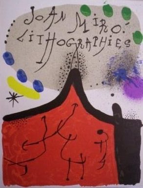 Joan Miro Original Lithographs Vol 1 Cover