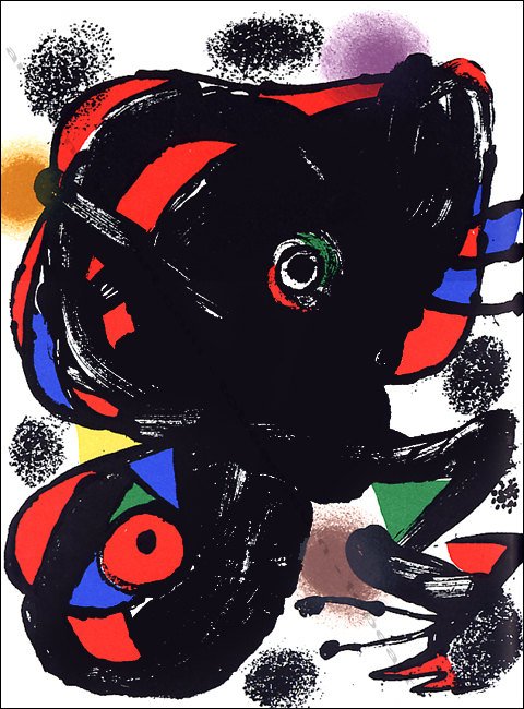 Miro Original Lithograph XX Siecle 1976
