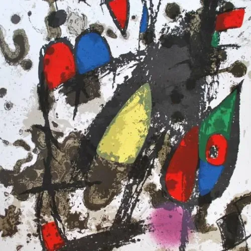 Miro Lithographs Vol 2 Ediciones Poligrafo 1975 Contains 12 Lithographs
