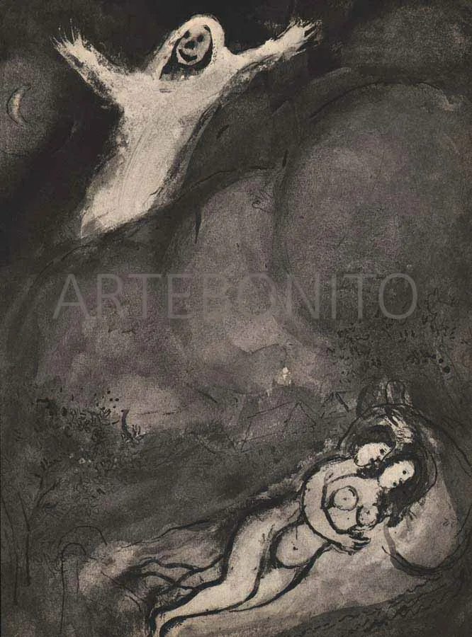 Chagall "Le Revenant" - Verve 1950
