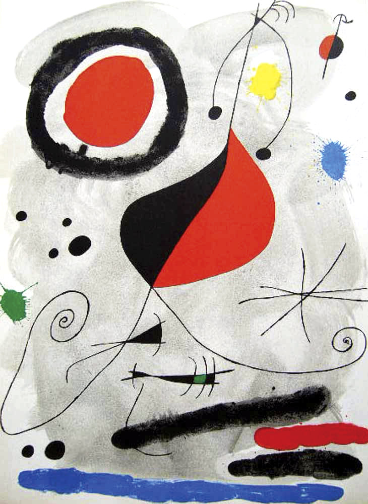 Joan Miro, Original Lithograph, DM04148, Mourlot 1964