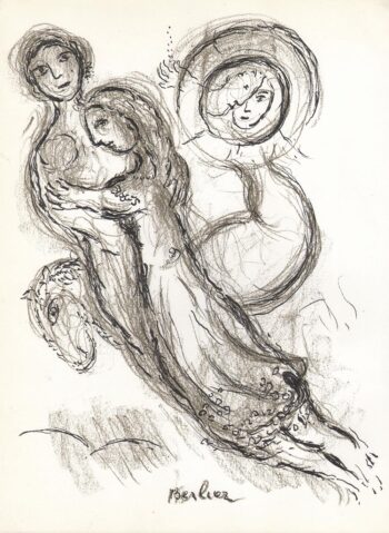 Marc Chagall Sketch for paris opera