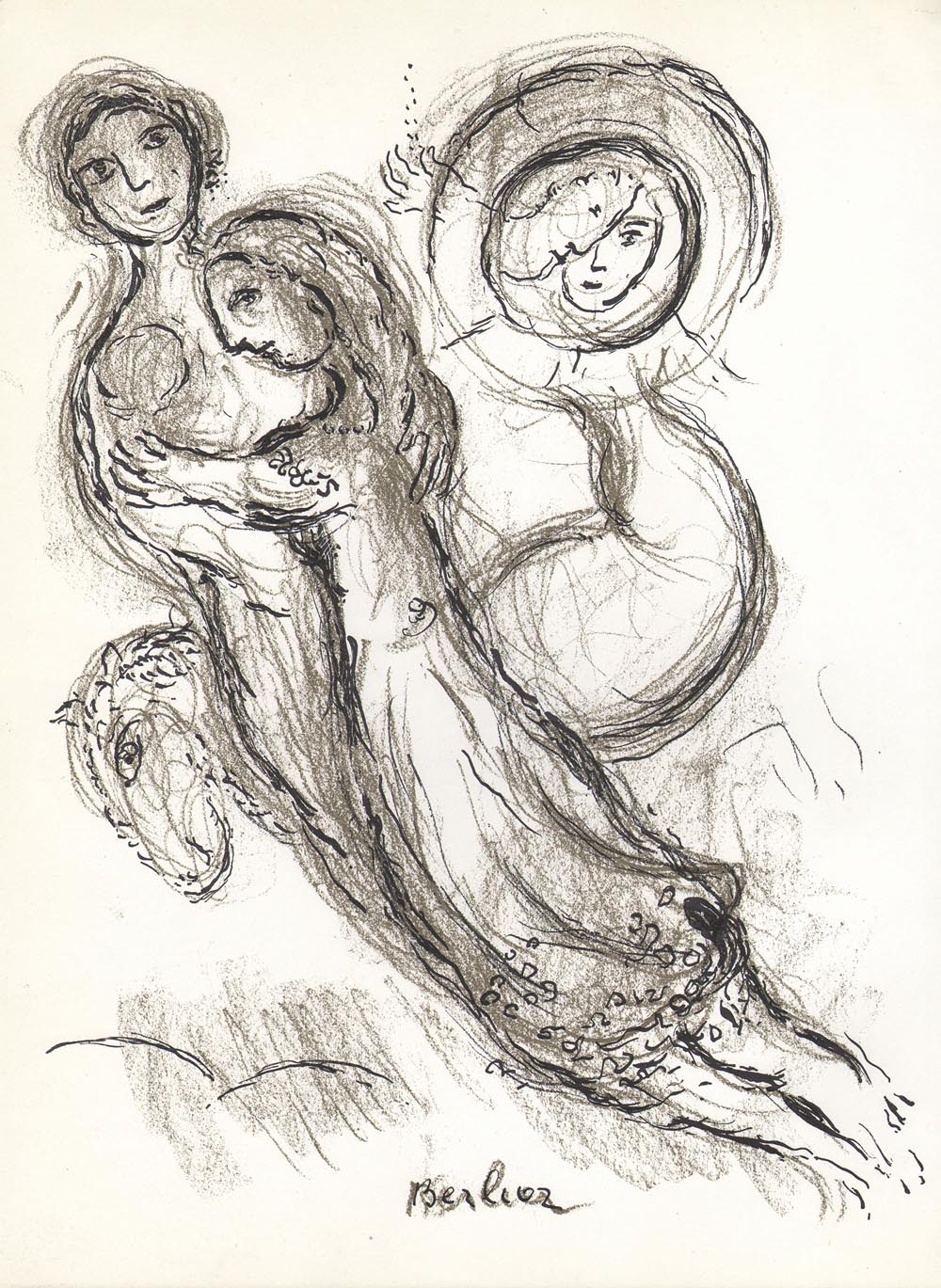 Marc Chagall Sketch for paris opera