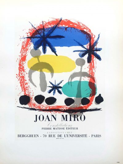 Miro lithograph, constellations