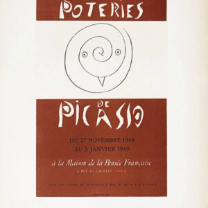 Pablo Picasso lithograph 59, art in posters
