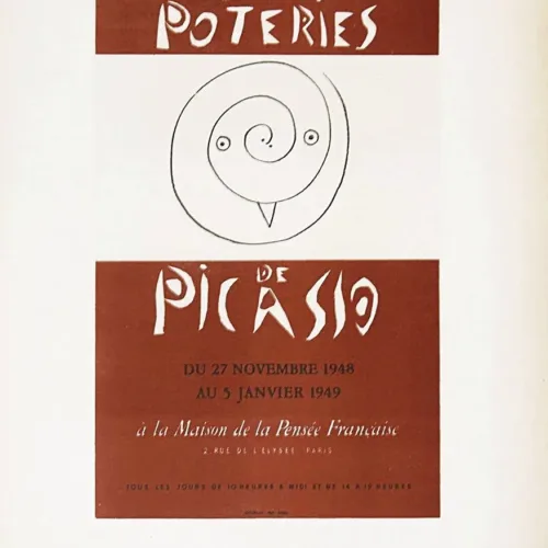 Picasso Lithograph 59 Poteries de Picasso1959