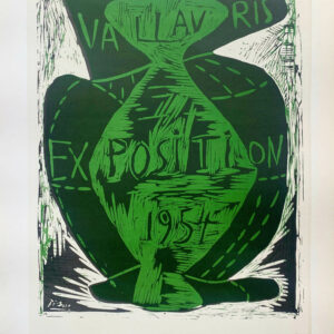 picasso Lithograph, Exposition Vallauris 1954
