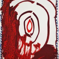 Pierre Alechinsky Lithograph N8-1, Noise 1988