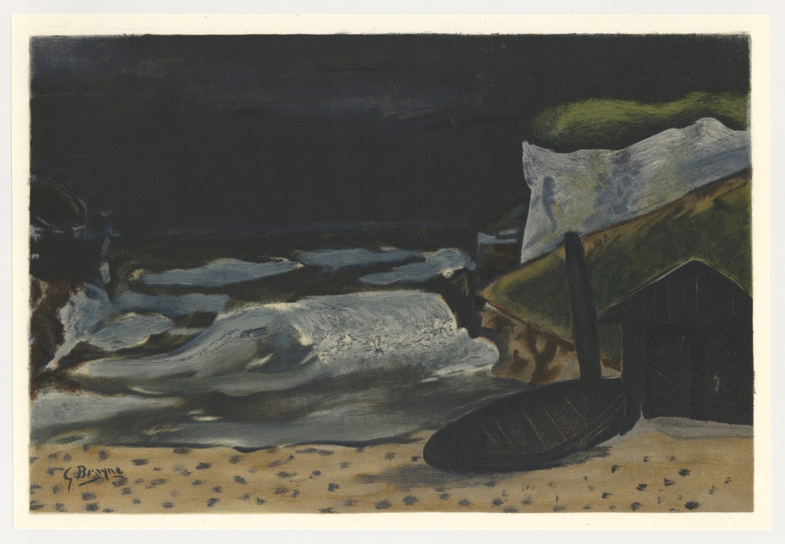 La vague from Varengeville by Goerges Braque