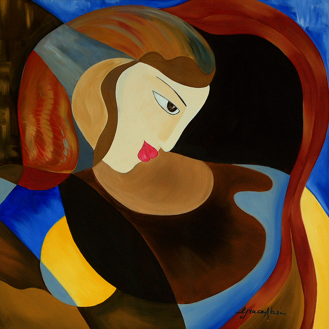 Absi Grace Bride Oil Painting on canvas