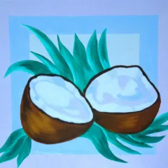 Grace Absi Coconut 2001 Oil Painting on Canvas
