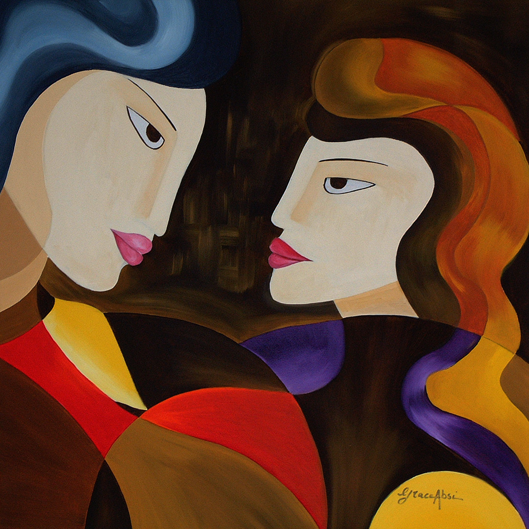 Absi Grace First Date Oil Painting on Canvas