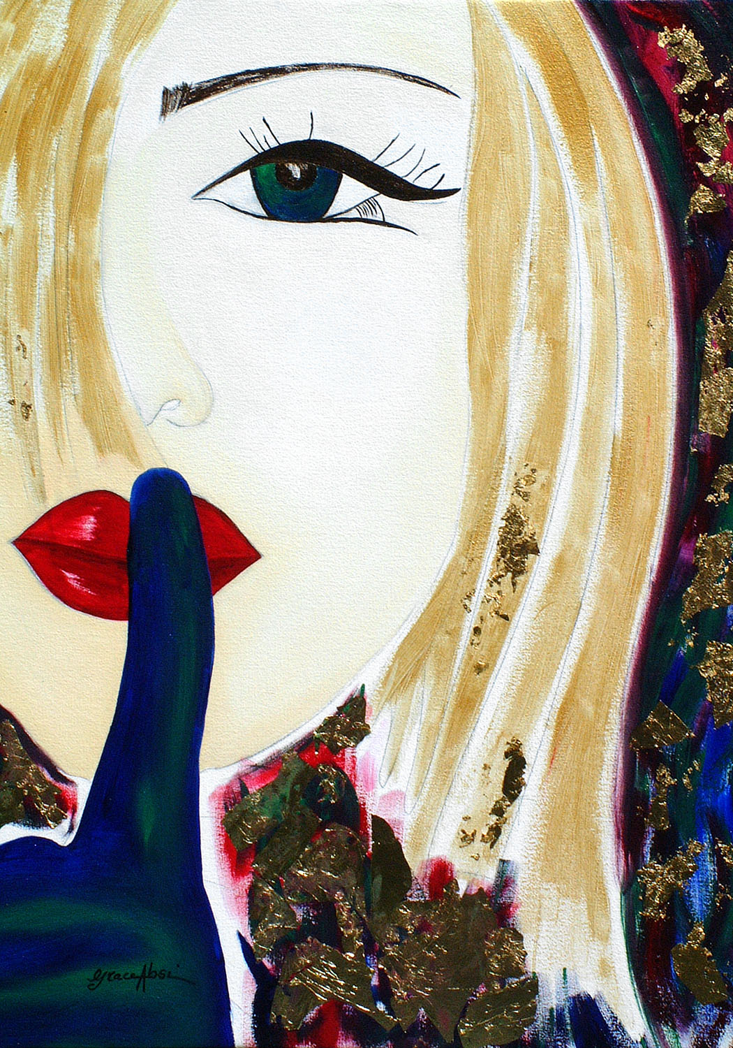Absi Grace Madonna Oil Painting on canvas