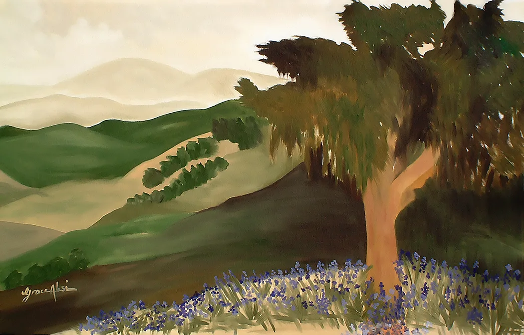Absi Grace Monterrey Peninsula Oil Painting on Canvas