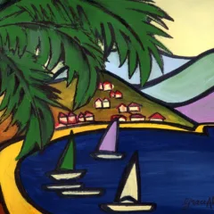 Absi Grace Nice Acrylic Painting on Paper