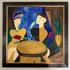 Absi Grace Sisters Original Oil Painting on Canvas