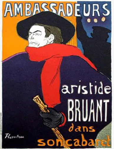 Lautrec Lithograph 5, Ambassadeurs 1966 Mourlot