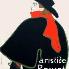 Lautrec Lithograph 10, Aristide Bruant 1966 Mourlot