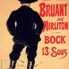 Lautrec Lithograph 11, Bruant au Mirliton 1966