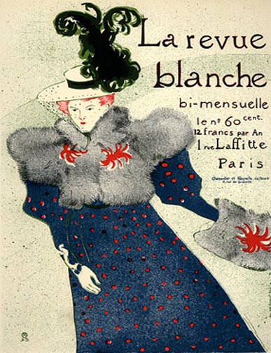Lautrec Lithograph 17, La revue blanche 1966