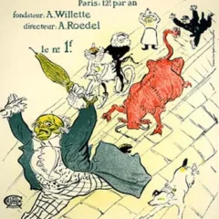 Toulouse Lautrec Lithograph 26, La vache enragee