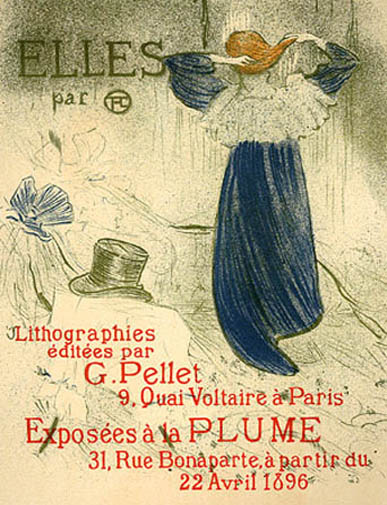 Lautrec Henri de Toulouse, "Elle"