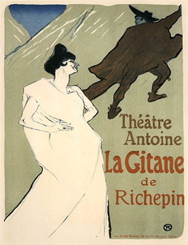 Lautrec Henri de Toulouse, "La Gitane"