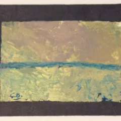 Braque Lithograph "Les Champs 1957" printed 1968
