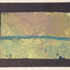 Braque Lithograph "Les Champs 1957" printed 1968