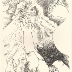 Masson Lithograph, Untitled N6-1Noise