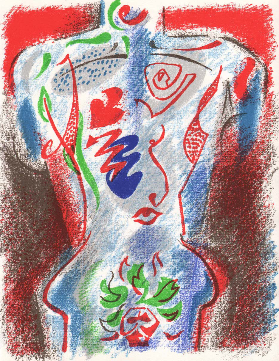 Masson Original Lithograph 1972 - XXeme Siecle